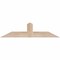 Ekena Millwork Portland Smooth Timber Gable Bracket, Douglas Fir, 36"W x 9"H x 1 1/2"D x 3 1/2"F, 6/12 Pitch GBW036X09X0204POR00SDF - alternate 1